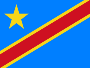 Congo (Democratic Republic) Flag