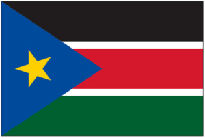 South Sudan flag – printed polyester flag from Flags Online